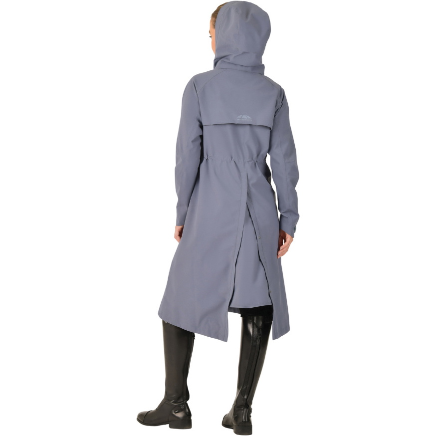2025 Weatherbeeta Womens Windbreaker Longline Riding Jacket 1028839 - Slate Blue